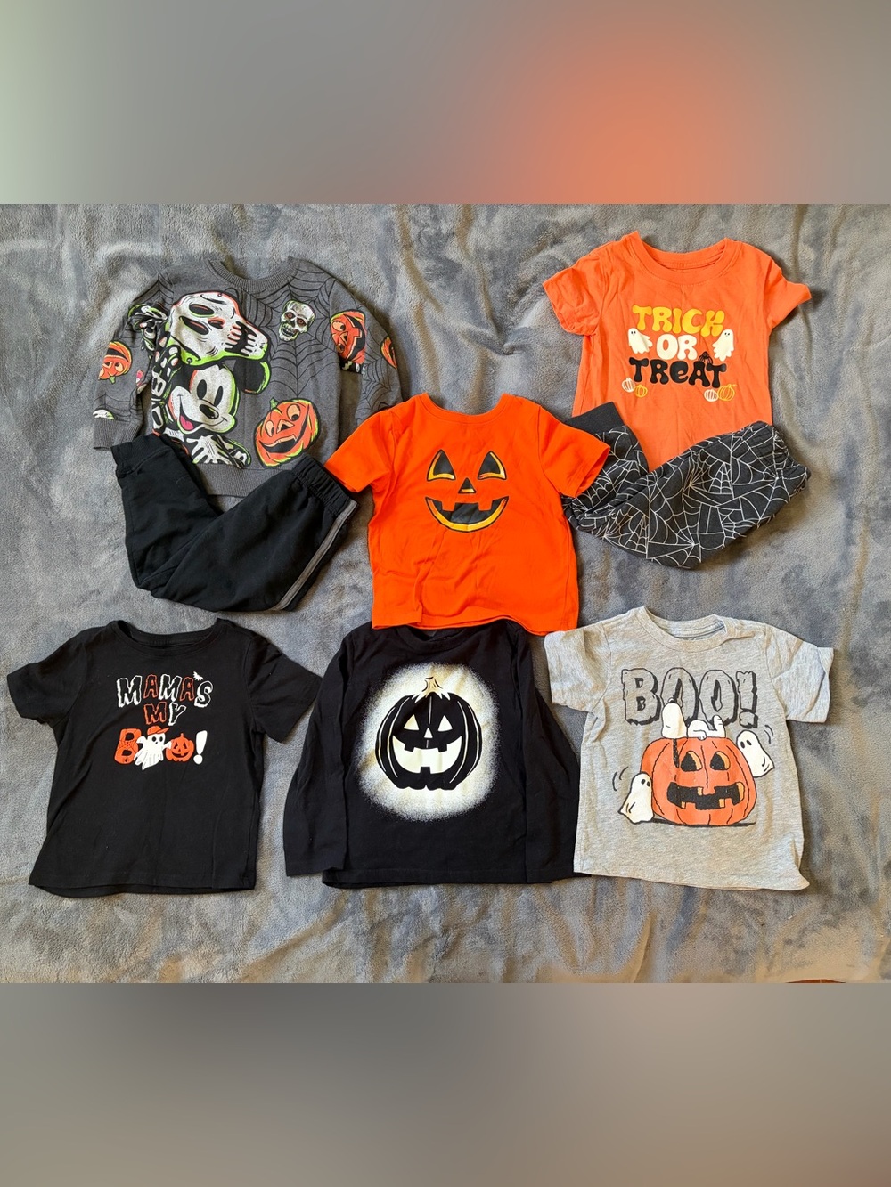 2T Toddler Halloween Clothing Bundle